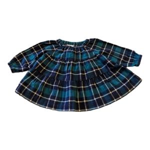 Hanna Andersson Plaid Long-Sleeve Dress